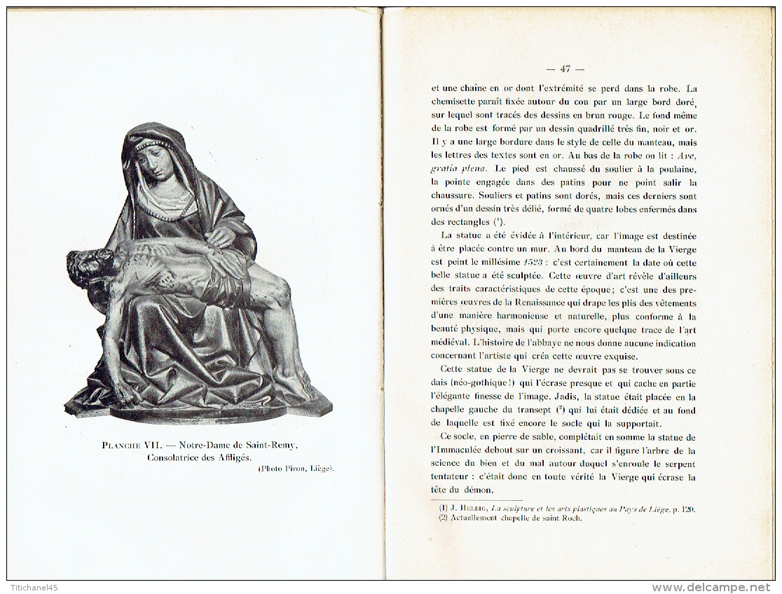 L'EGLISE SAINT-JACQUES A LIEGE par Louis HENDRIX Vicaire de Saint-Jacques  Edité en 1928
