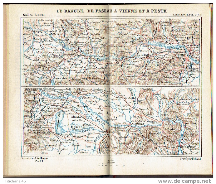 GUIDE DIAMANT JOANNE - 1889 - AUTRICHE-HONGRIE - TYROL - BAVIERE MERIDIONALE - 1801-1900