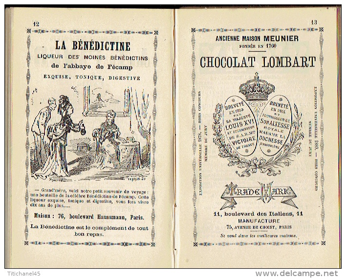 GUIDE CONTY de 1891 -LA HOLLANDE-Guide pratique de 284 pg + 72 pg de publicité + 3 plans (Rotterdam, La Haye &amp; Amste