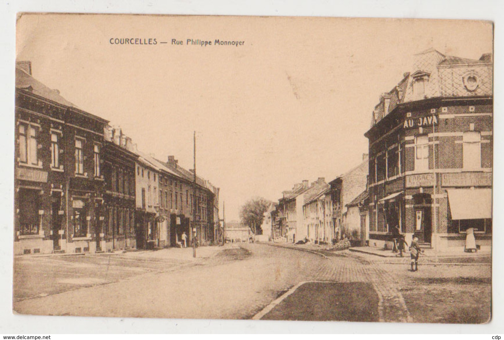 Cpa Courcelles Magasin - Courcelles