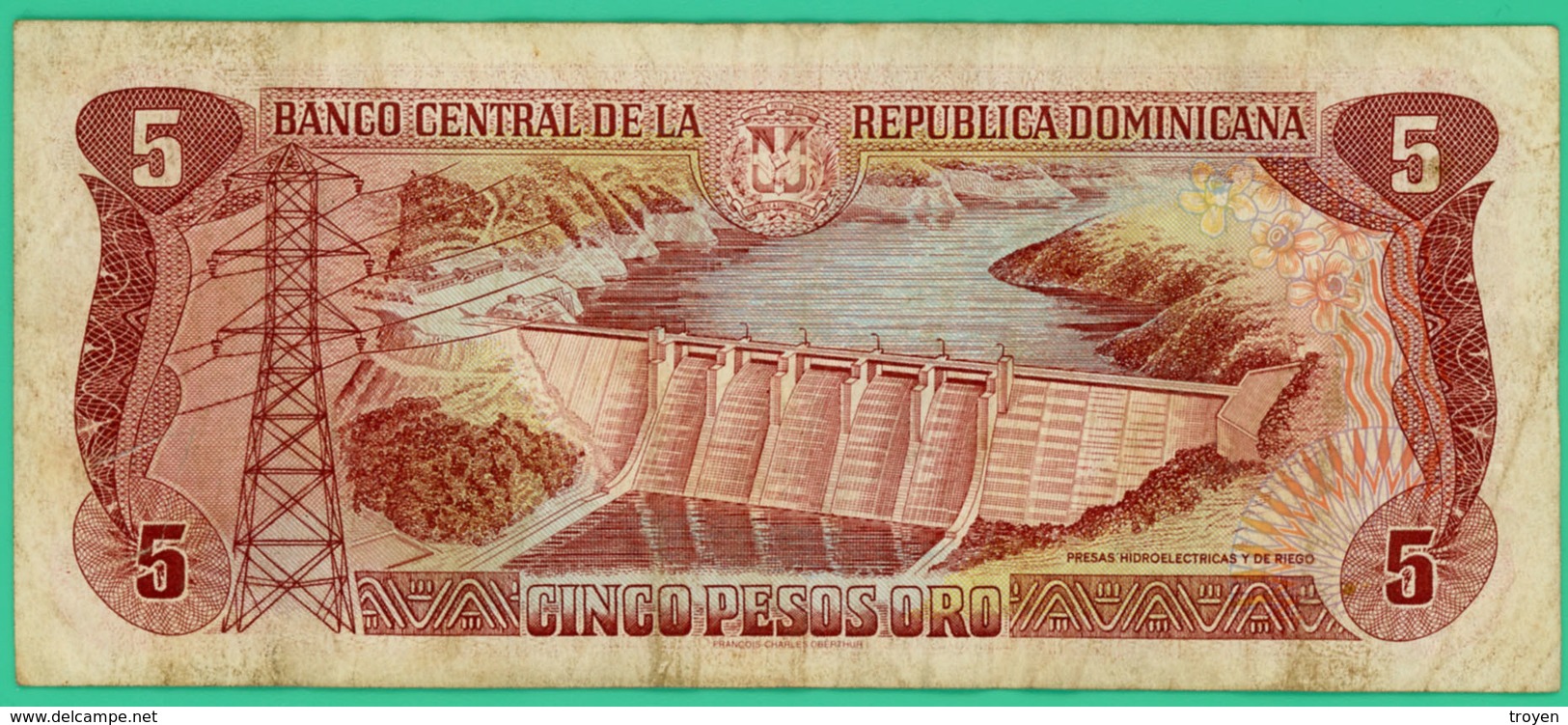 5 Pesos - Republique Dominicaine - N° 6861717X - 1997 - TB+ - - Dominicaine