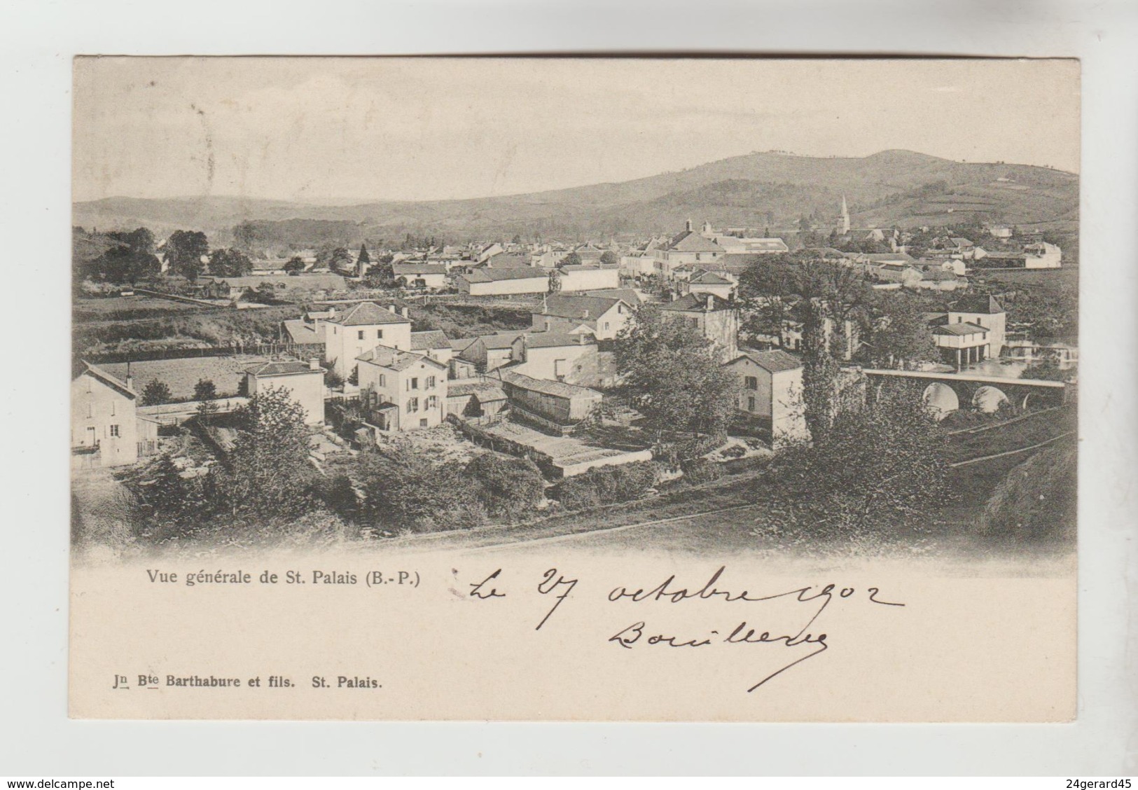 CPA PIONNIERE SAINT PALAIS (Pyrénées Atlantiques) - Vue Générale - Saint Palais