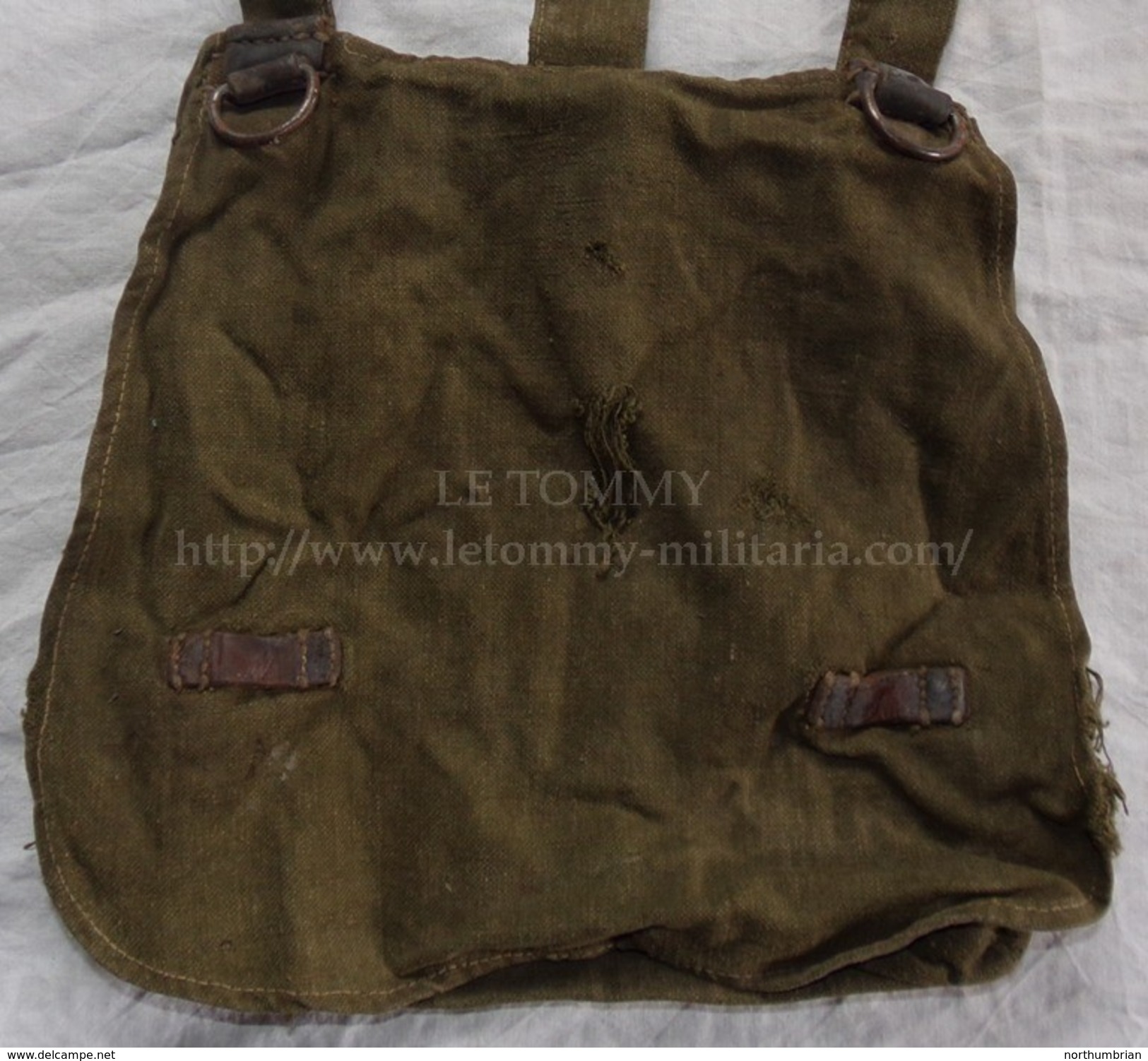 Sac à Pain, Brotbeutel Mle1931, Précoce Avec Renforts En Cuir, Heer Allemand WW2 - 1939-45