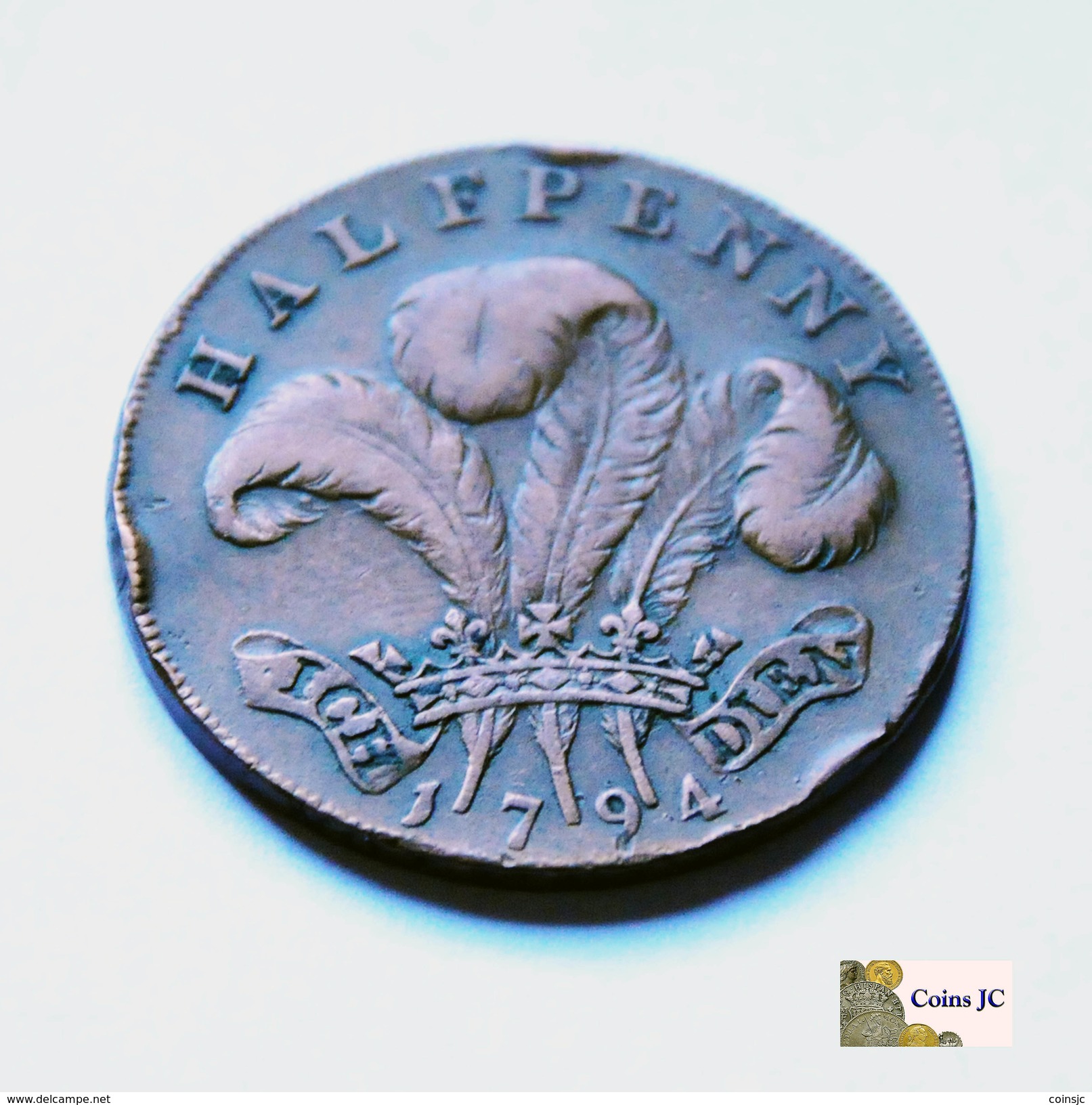 Gran Bretaña -  Token - 1/2 Penny - 1794 - Otros & Sin Clasificación