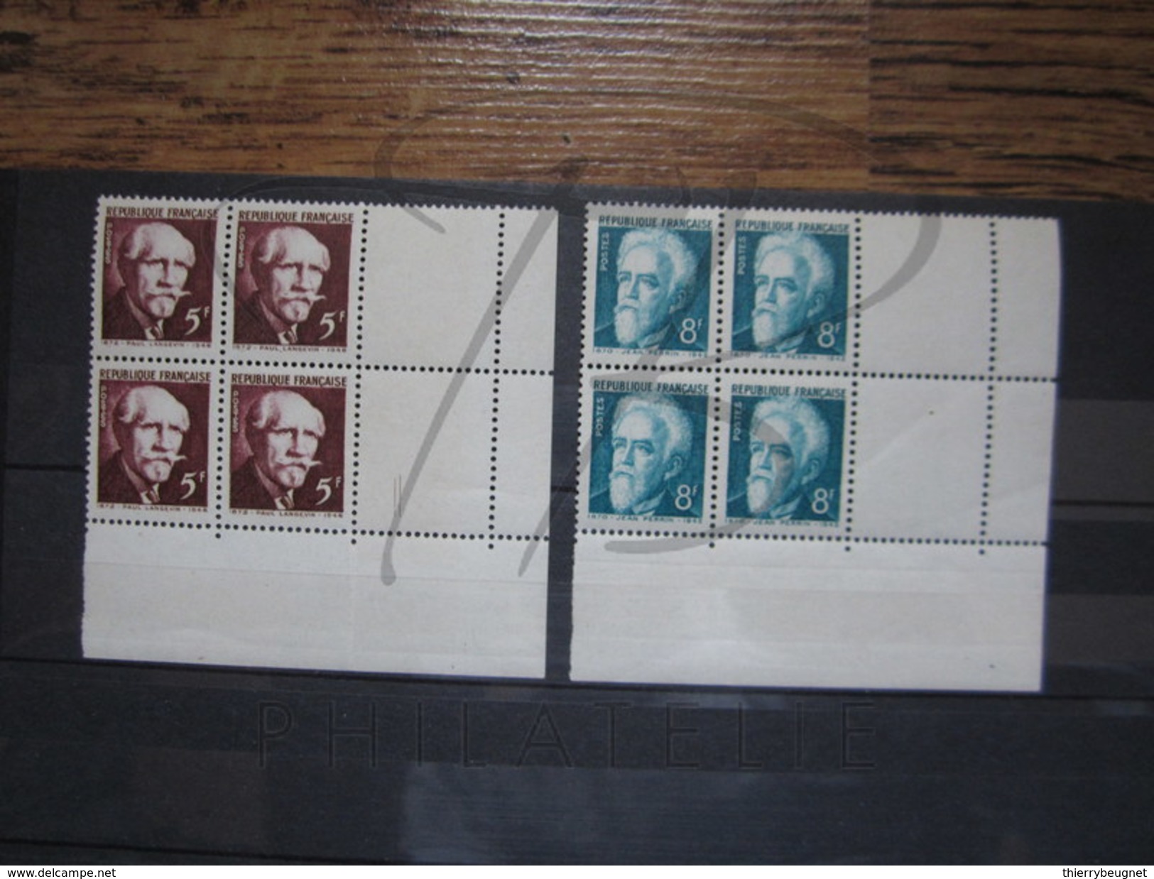 BEAUX TIMBRES DE FRANCE N° 820 + 821 EN BLOCS DE 4 + 2 BDF , XX !!! - Nuovi