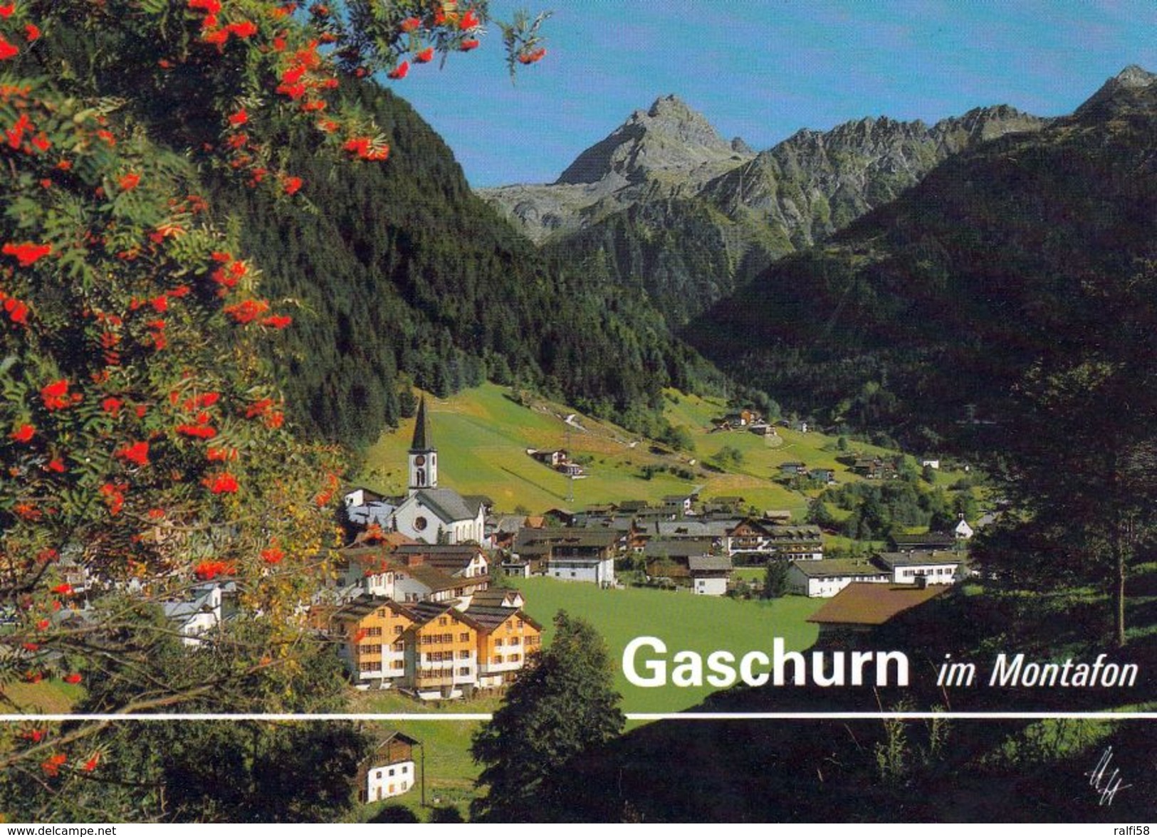 1 AK Vorarlberg * Blick Auf Gaschurn Im Montafon - Luftbildansicht * - Gaschurn