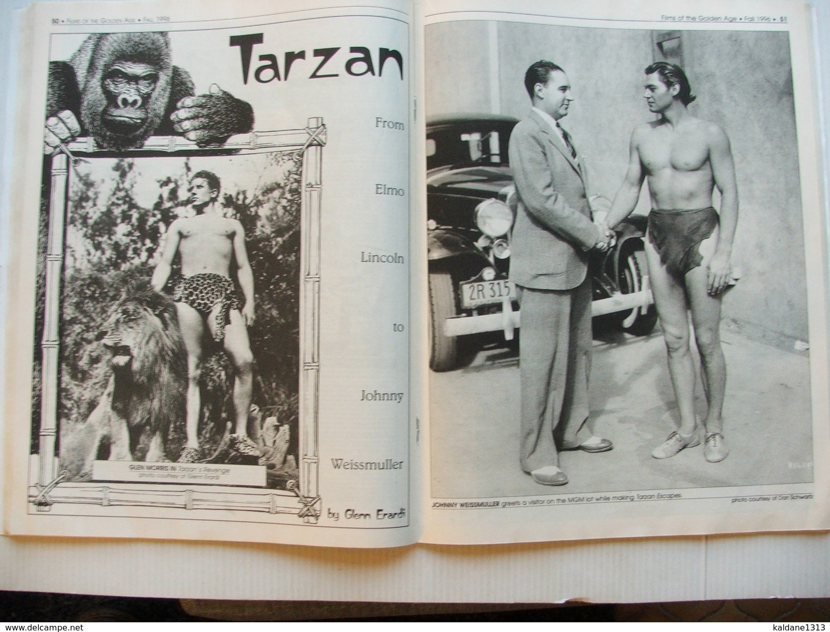 Tarzan  Revue Films Of Golden Age En Anglais 1996 - Autres & Non Classés