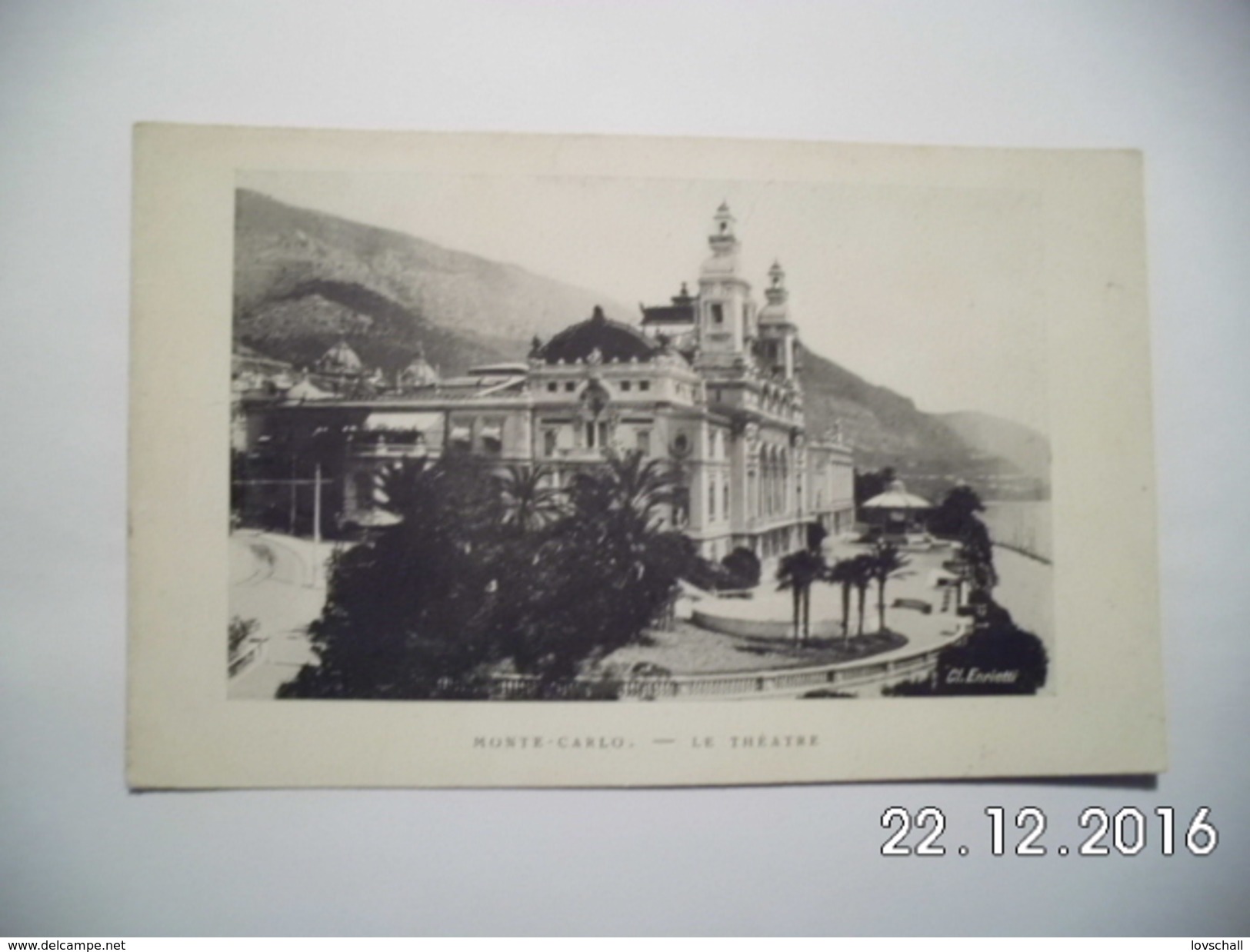 Monte-Carlo. Le Théatre. (15 - 2 - 1920) - Operahuis & Theater