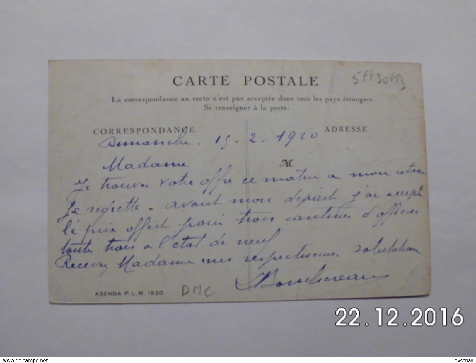 Monte-Carlo. Le Théatre. (15 - 2 - 1920) - Opéra & Théâtre