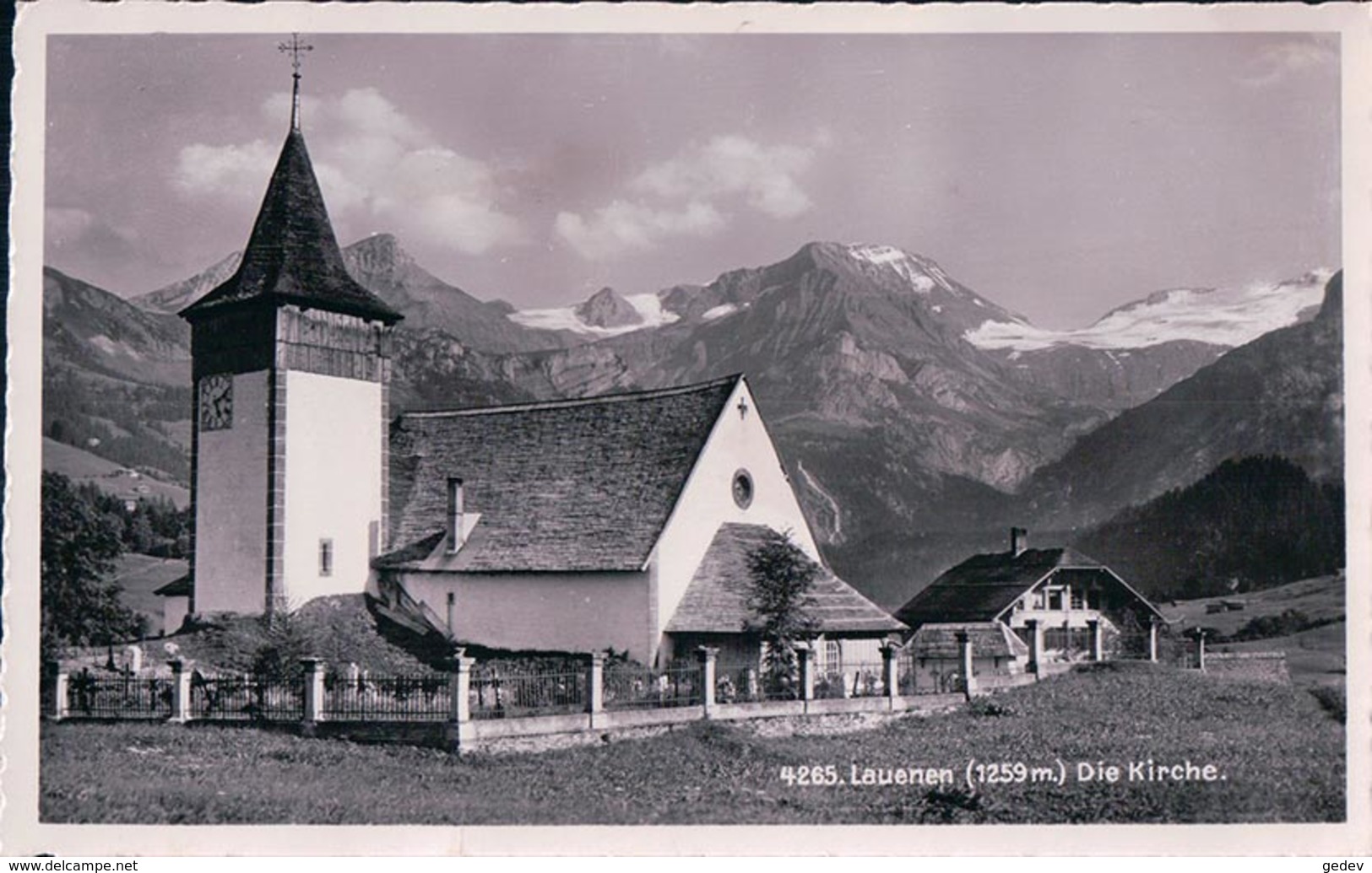 Lauenen Be, Die Kirche (4265) - Lauenen
