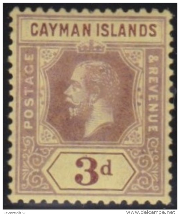 Cayman Islands  .    SG   .    45c      .   *   .     Ongebruikt   .   /   .  Mint-hinged - Kaaiman Eilanden