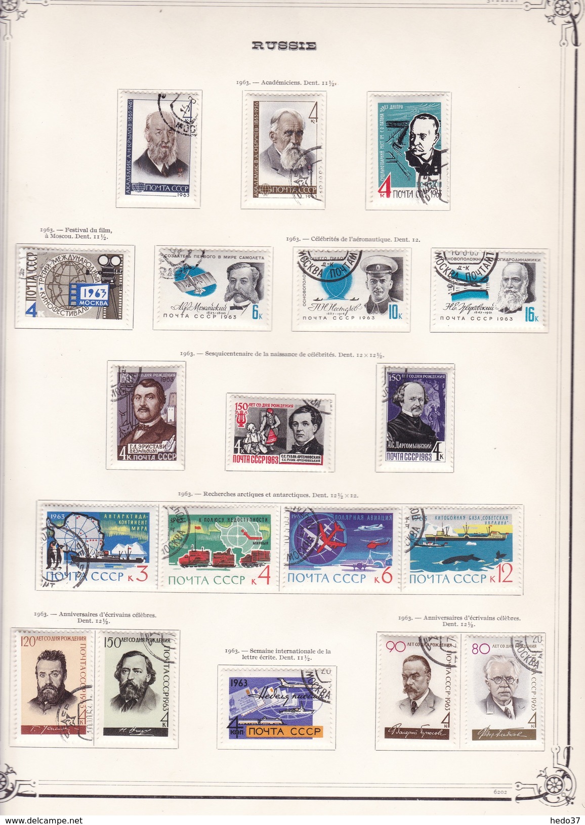 Russie URSS - Collection Vendue Page Par Page - Timbres Neufs */** / Oblitérés- Qualité TB - Used Stamps
