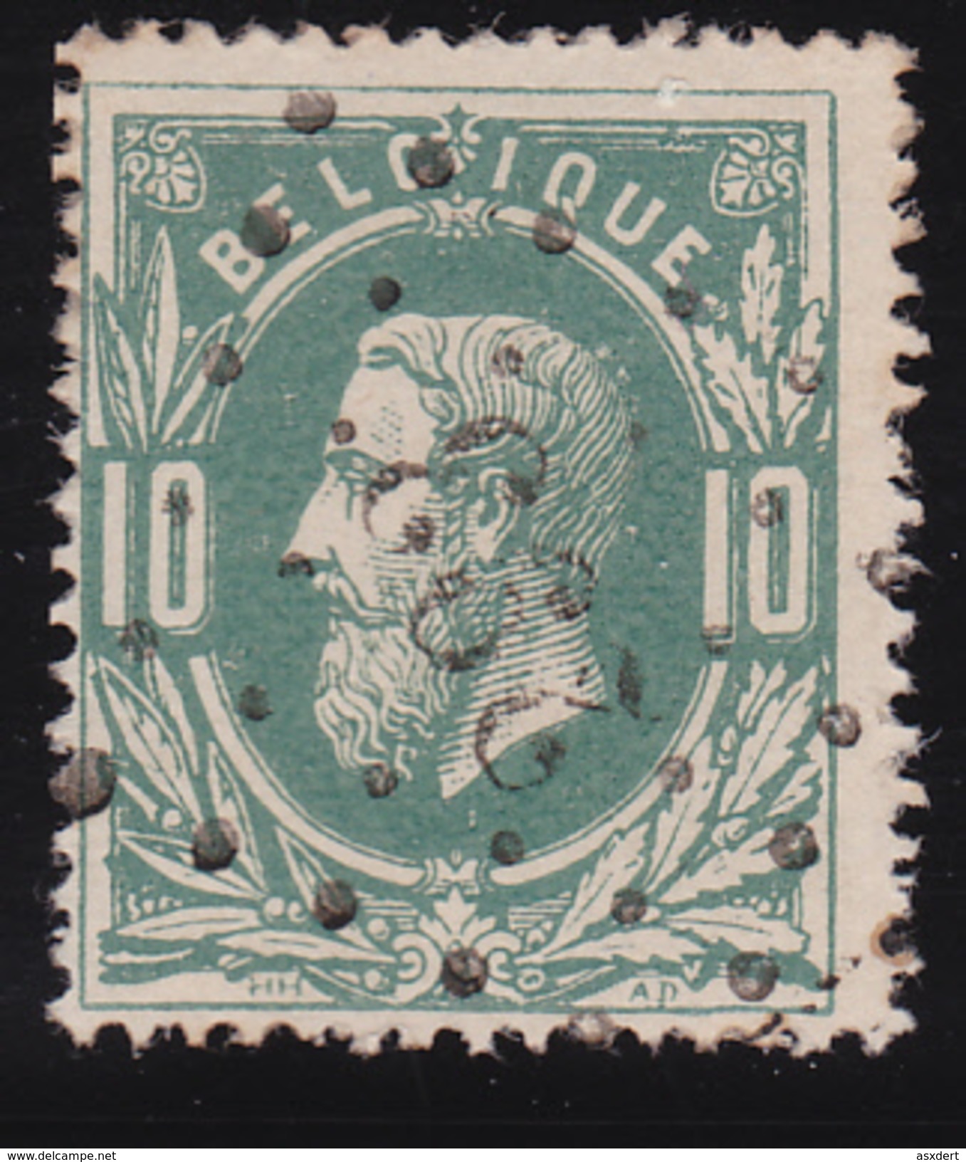 N° 30  PERUWELZ   Lp. 293 - COBA +2 - 1869-1883 Léopold II