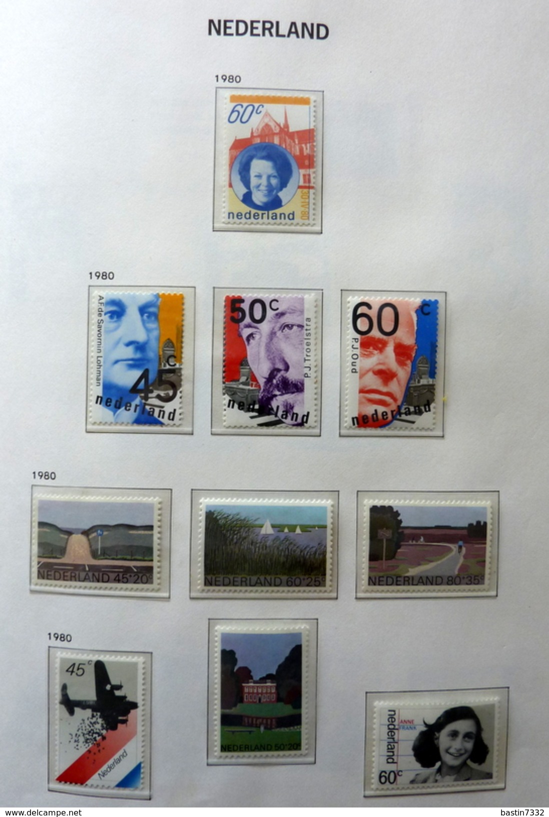 Netherlands/Pays-Bas/Olanda collection in 2 Davo binders