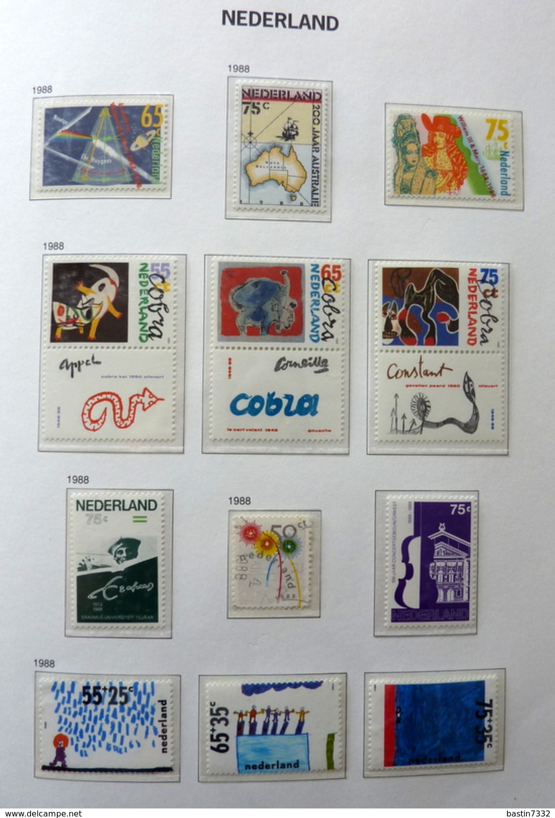 Netherlands/Pays-Bas/Olanda collection in 2 Davo binders