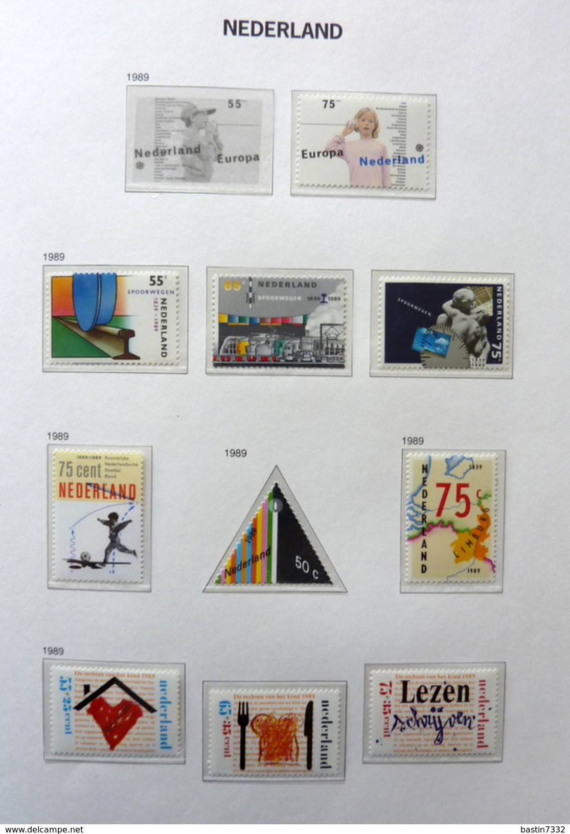 Netherlands/Pays-Bas/Olanda collection in 2 Davo binders