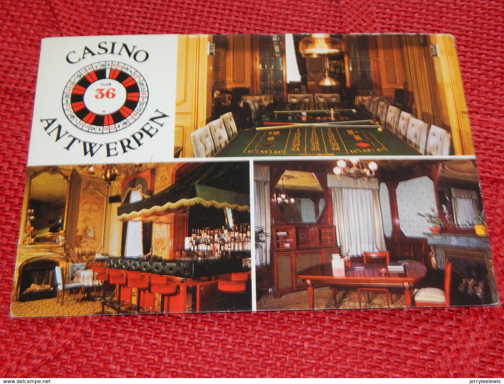 ANTWERPEN - ANVERS  -     " Club 36 Roulette " , Britselei 16 - Antwerpen