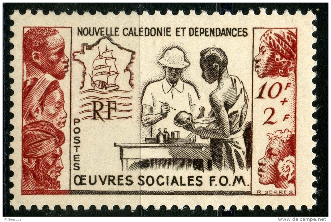 Nouvelle Caledonie (1950) N 278 * (charniere) - Vide