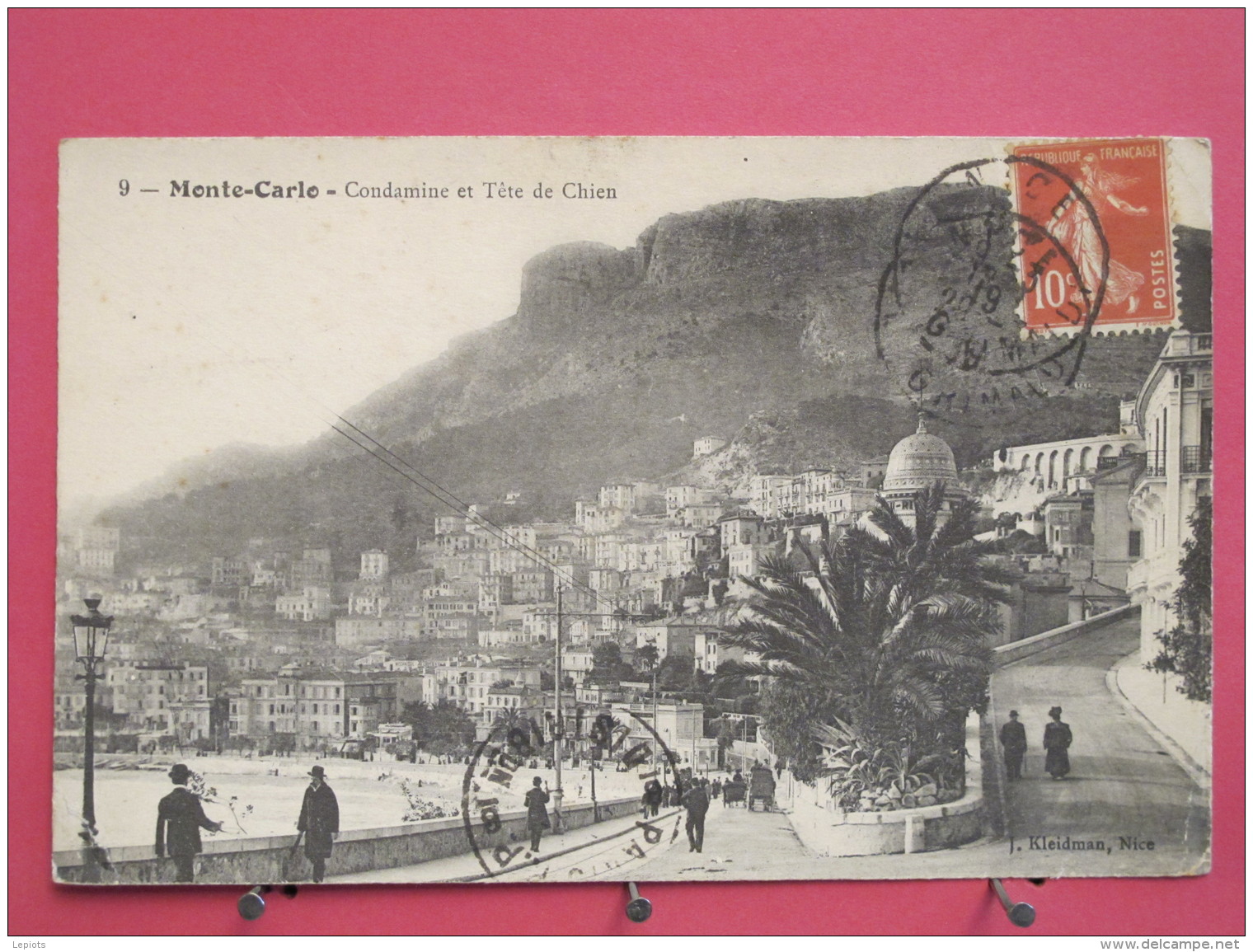 Monaco - Monte Carlo - Condamine Et Tête De Chien - 1919 - Scans Recto-verso - La Condamine