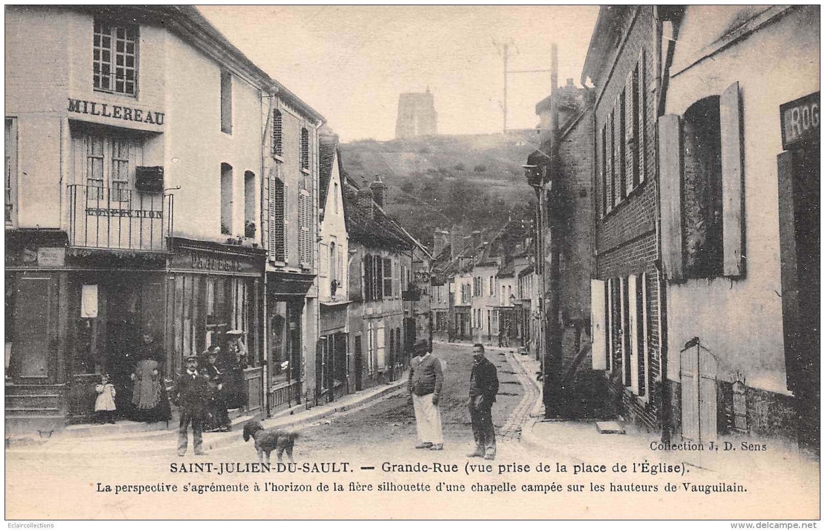 Saint Julien Du Sault     89      Grande Rue        (voir Scan) - Saint Julien Du Sault