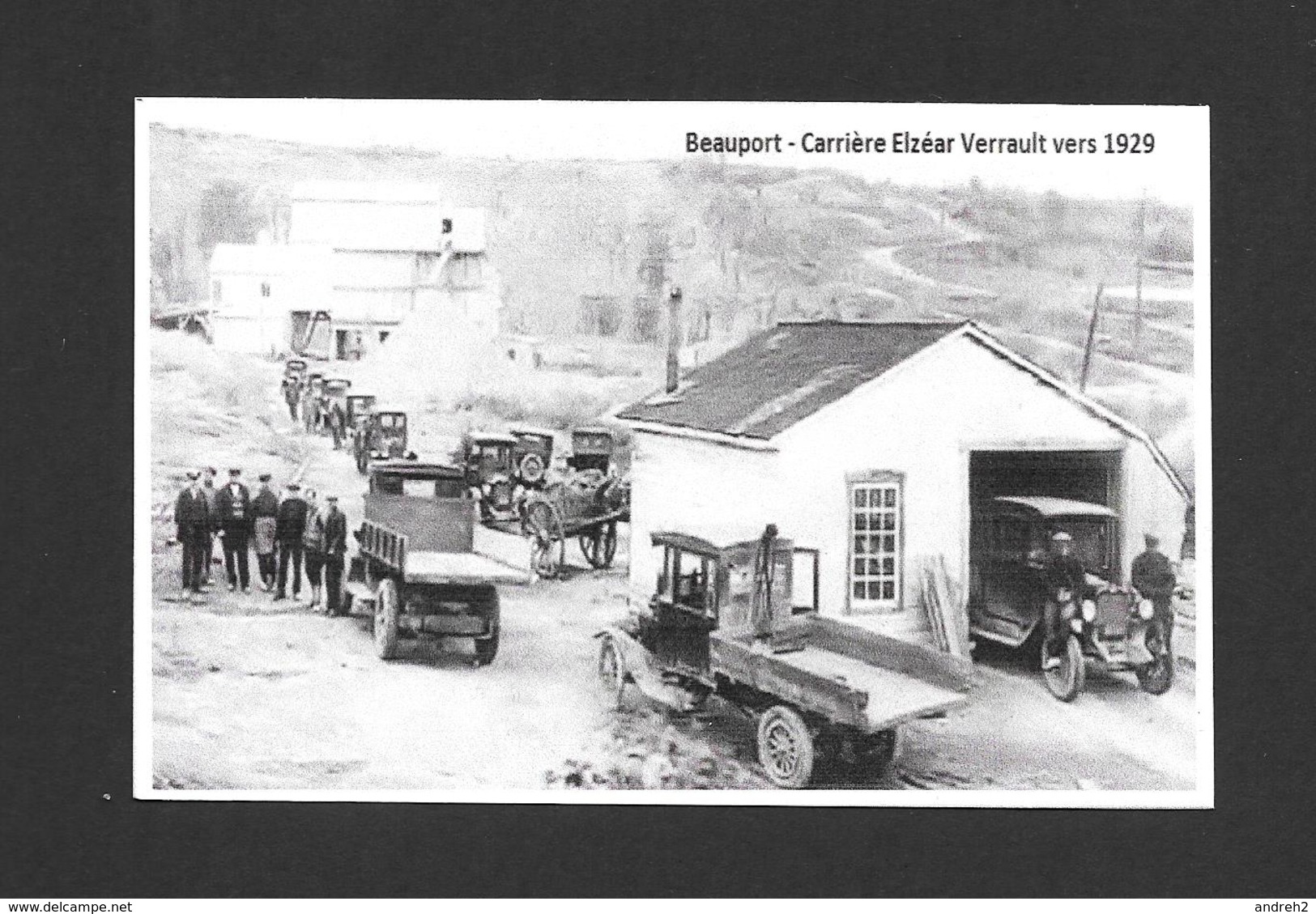 BEAUPORT - QUÉBEC - CARRIÈRE ELZÉAR VERRAULT VERS 1929 - Québec - Beauport