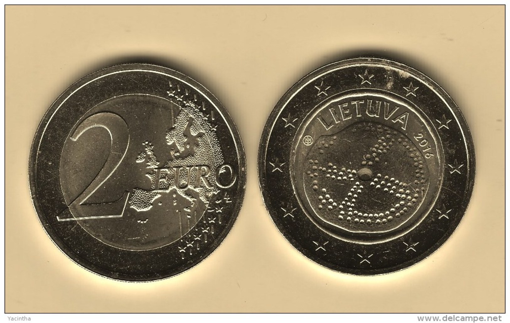 @Y@  Litouwen  2 Euro Commemorative    2016  UNC - Litauen