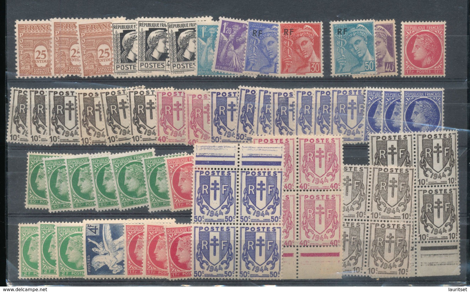 FRANKREICH France 1930.ies-1940.ies Lot 2 MNH - Unused Stamps