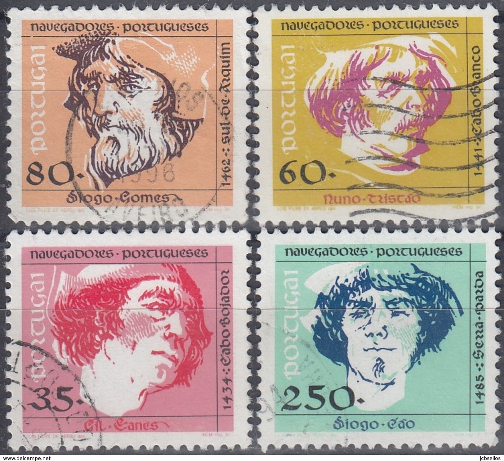 PORTUGAL 1991 Nº 1836/39  USADO - Used Stamps