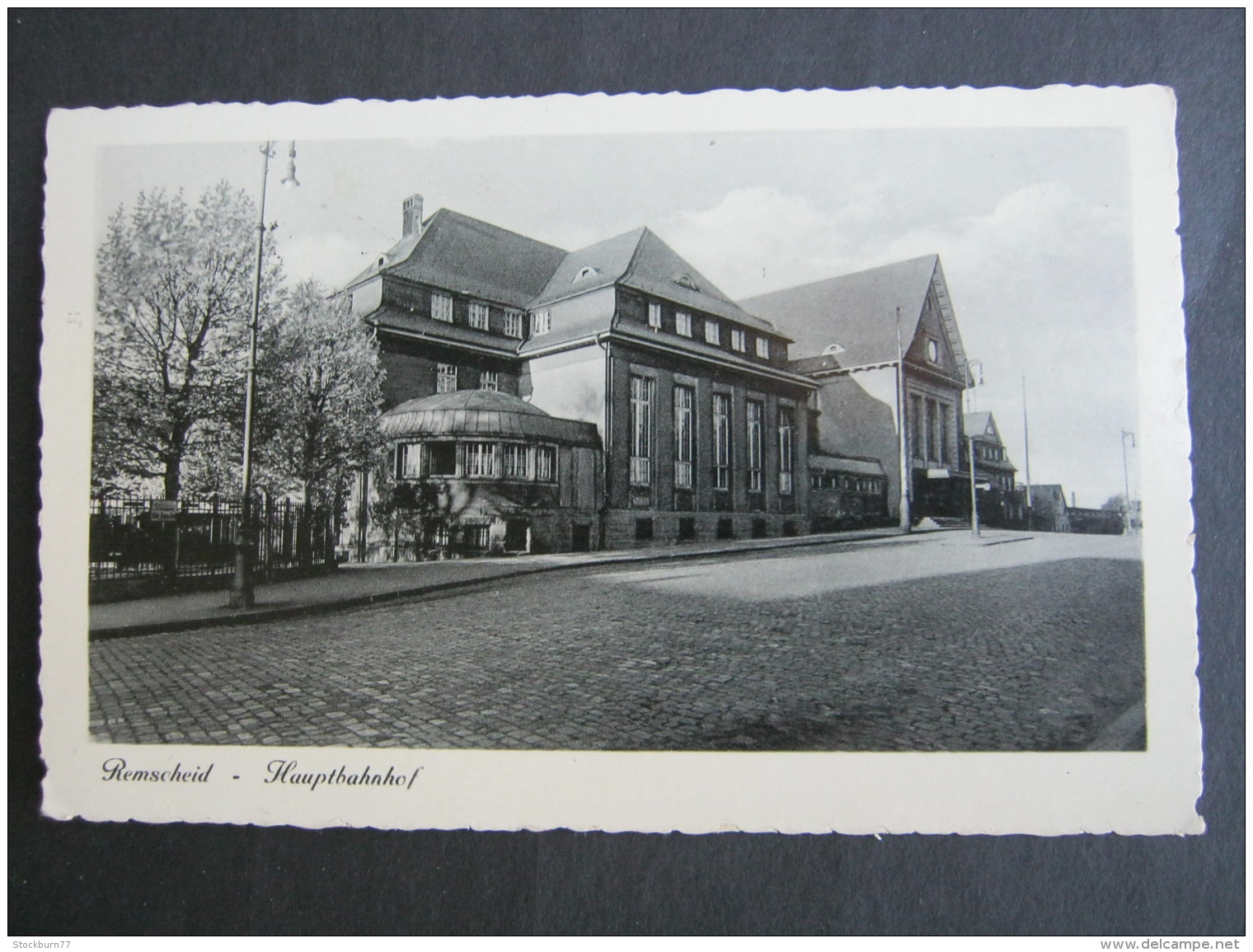 REMSCHEID , Bahnof Schöne Karte   1938   Mit Marke + Stempel - Remscheid