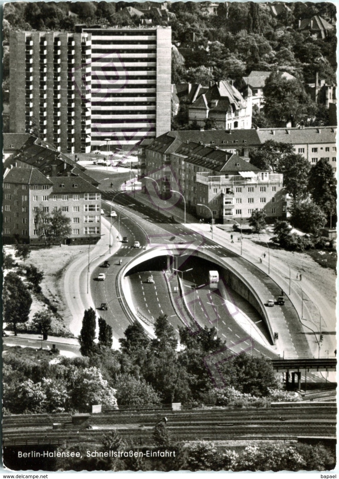 Berlin (Allemagne) - Quartier De Hallensee - Schnellstraße Einfahrt (Entrée Autoroute) - Halensee