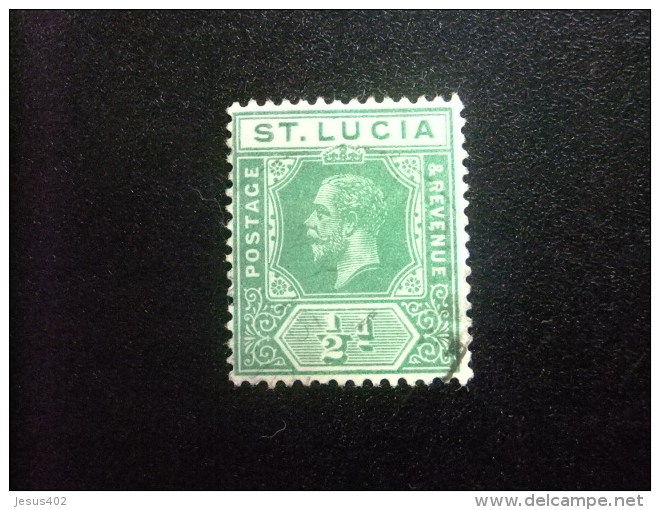 SAINTE-LUCIA ST LUCIA 1912 GEORGE V Yvert 61 FU - St.Lucia (...-1978)