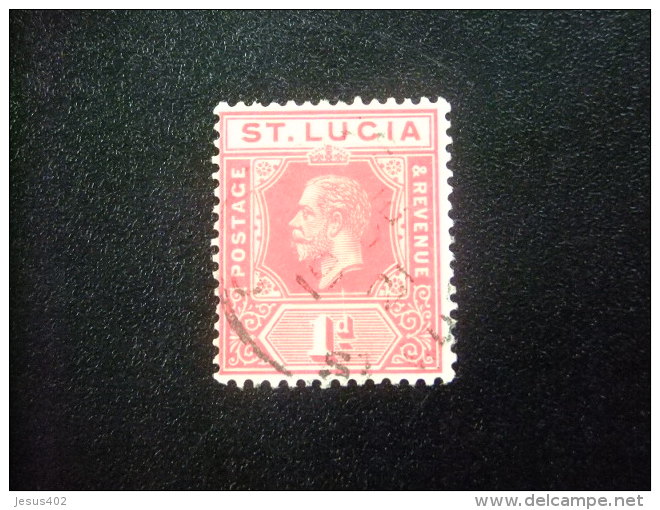 SAINTE-LUCIA ST LUCIA 1912 GEORGE V Yvert N&ordm; 62 &ordm; FU - St.Lucia (...-1978)