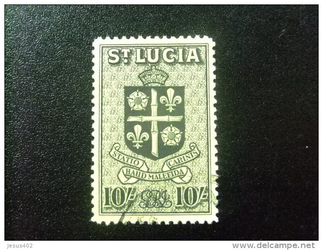 SAINTE-LUCIA ST LUCIA 1938 Armoiries Yvert N&ordm; 121 &ordm; FU - St.Lucia (...-1978)