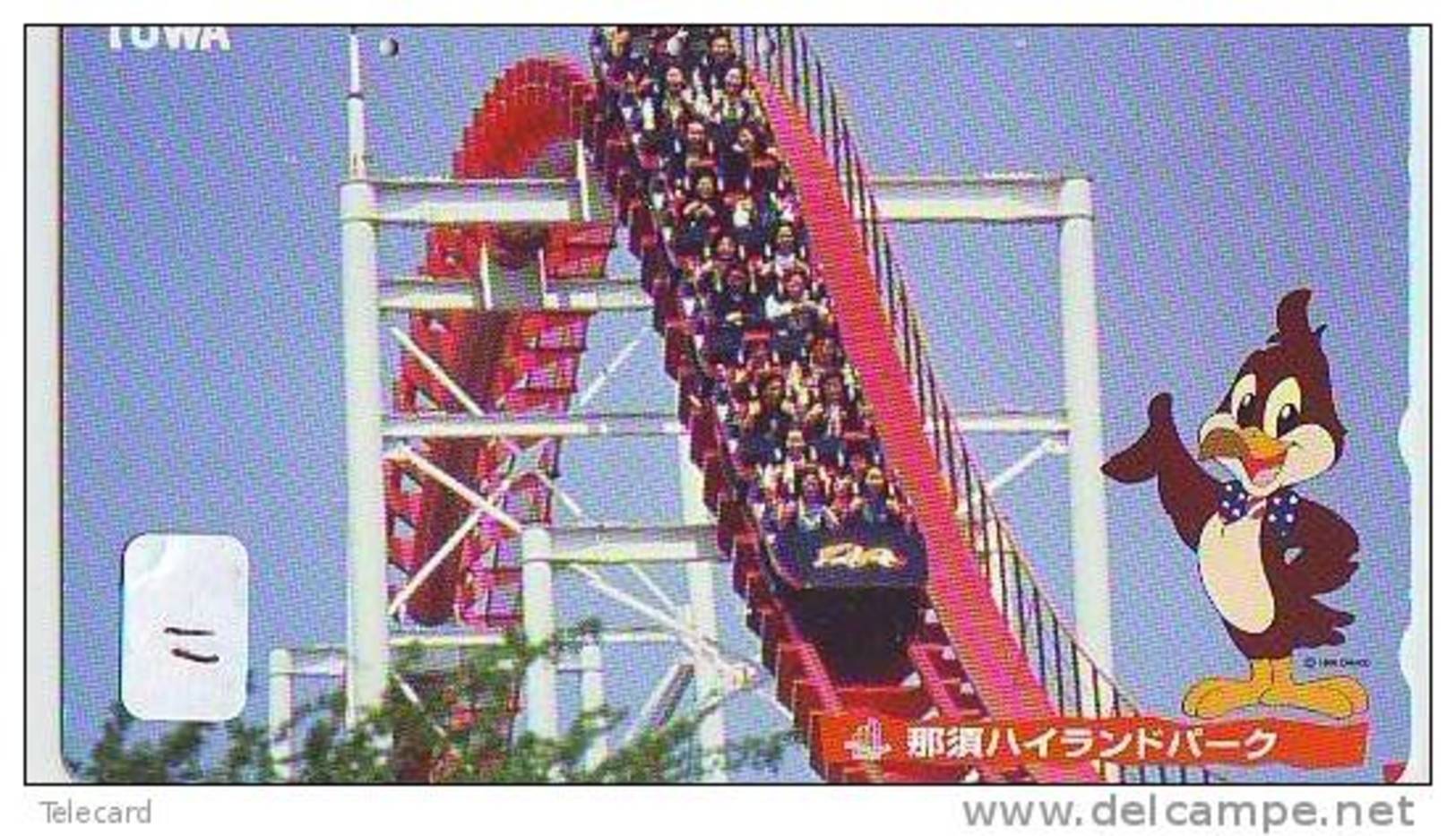 Télécarte Japon - PARC D´ATTRACTION (11) AMUSEMENT PARK - Pretpark -  Japan Phonecard - VERGNÜGUNGSPARK - Jeux