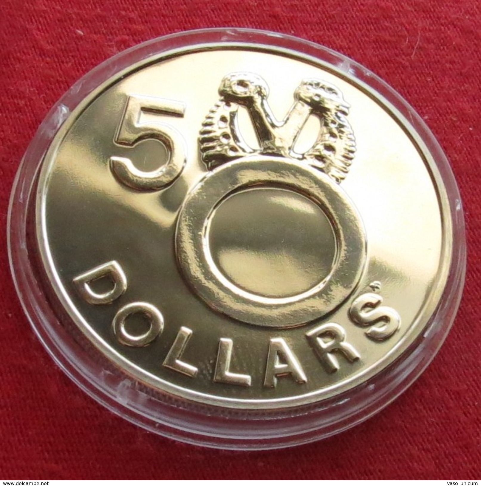 Solomon Islands 5 $ 1979 Minted 677 Pieces - Salomonen