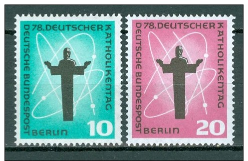 BERLIN - Komplettsatz Mi-Nr. 179 - 180 Deutscher Katholikentag Berlin Postfrisch - Ungebraucht