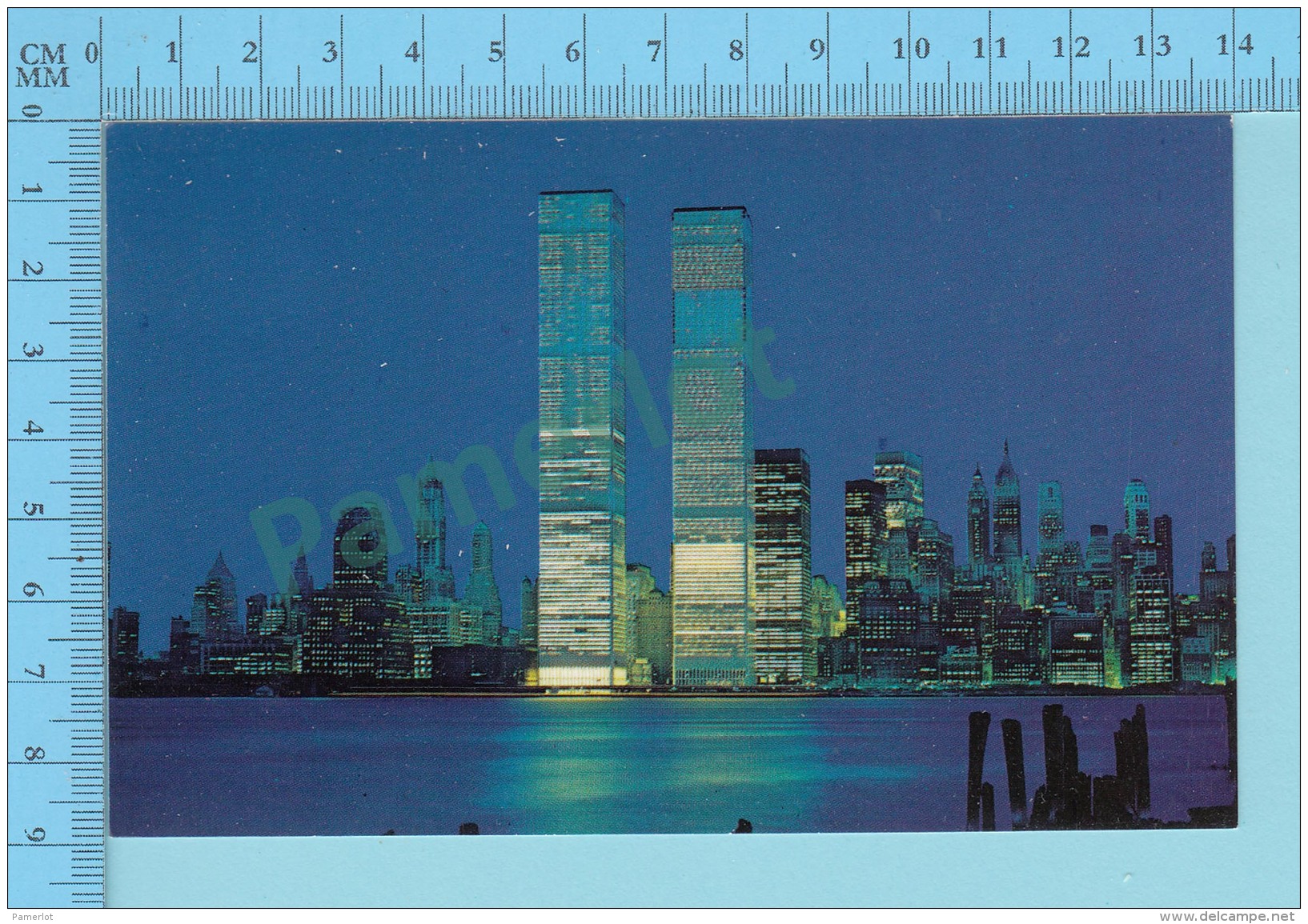 New York USA  - World Trade Center , " Twin Towers" -  2 Scans - World Trade Center