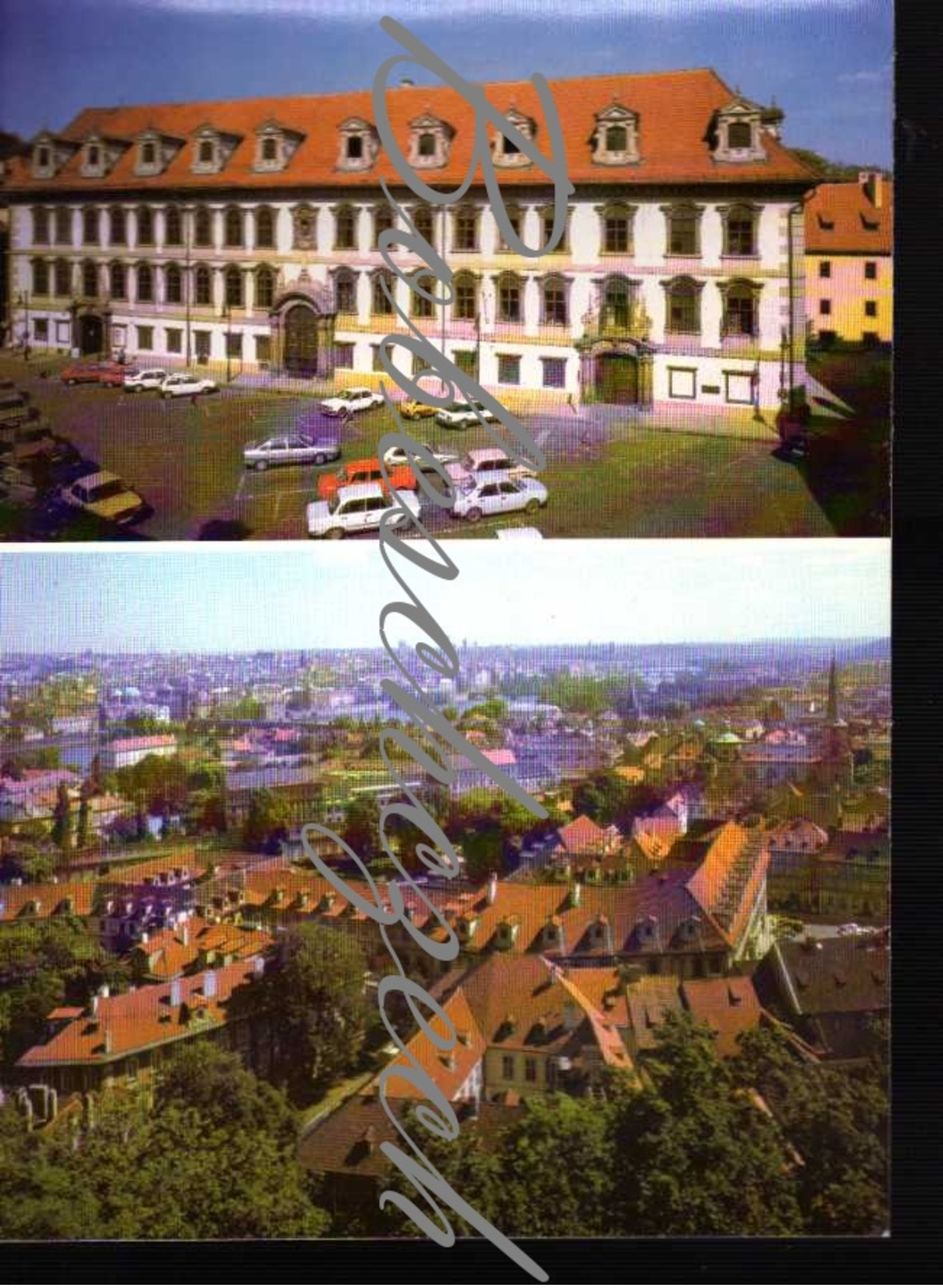 6-775 CZECHOSLOVAKIA Cca 1990 Wallestein Palace Prague- North Face Of The Palace View Of Hradcany From Lobkovitz Palace - Other & Unclassified