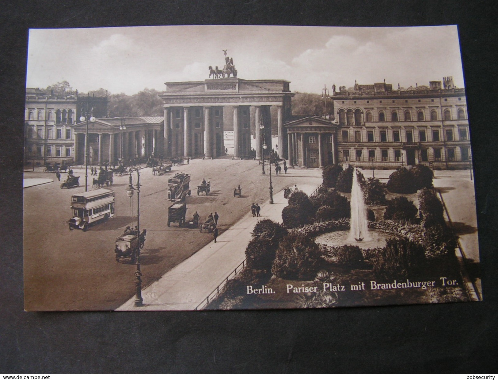 Berlin Karte , Foto Pariser Platz , Tor - Mitte