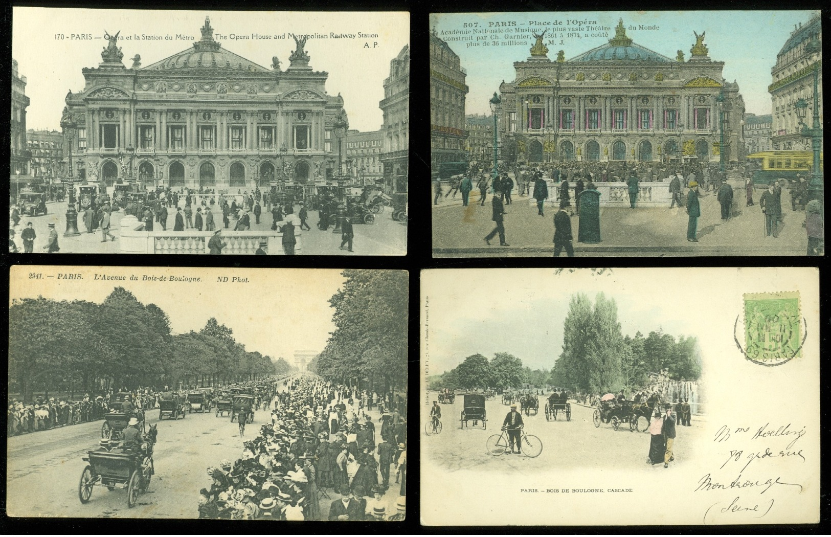 Grand Lot De 500 Cartes Postales France  Paris ( Genre Drouille ) Groot Lot Van 500 Postkaarten Frankrijk Parijs (brol ) - 500 CP Min.