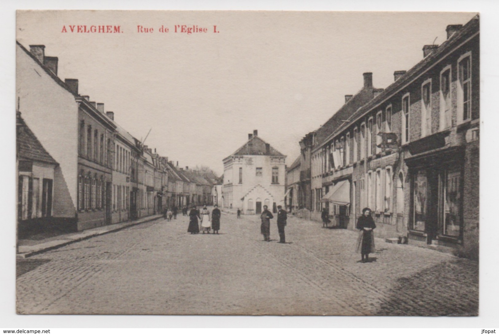 BELGIQUE - AVELGHEM Rue De L'Eglise (voir Descriptif) - Avelgem