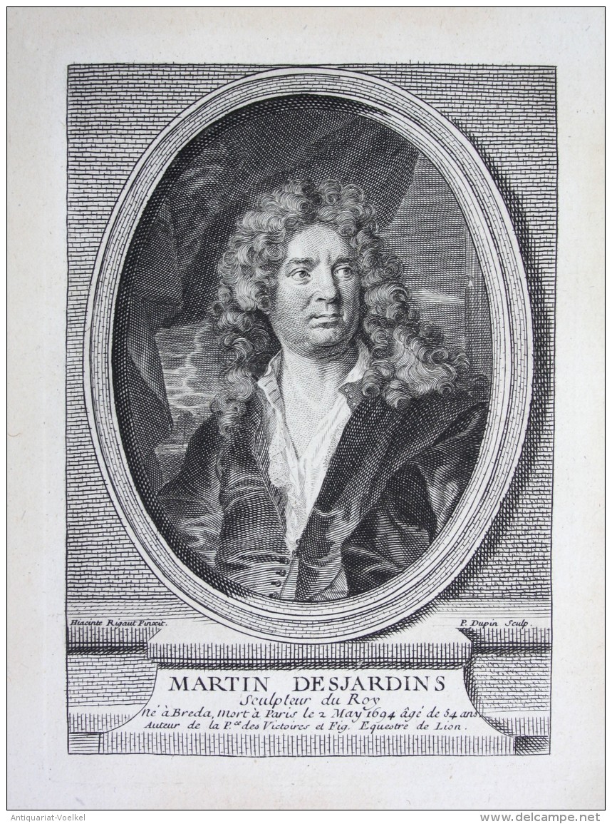 Martin Desjardins - Martin Desjardins (1637-1694) Painter Peintre Maler Bildhauer Sculpteur Sculptor Kupfersti - Stiche & Gravuren