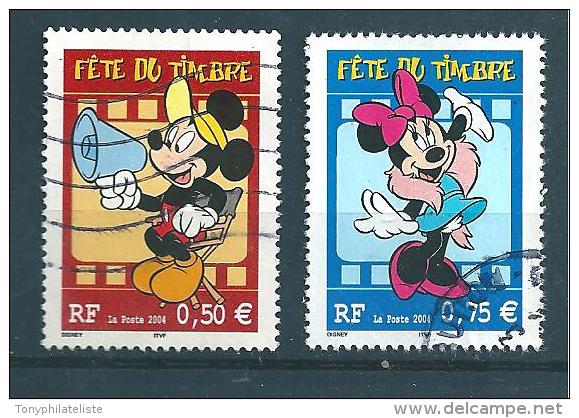 France Timbres De 2004 N°3641  Et  3643   Oblitérés - Gebruikt