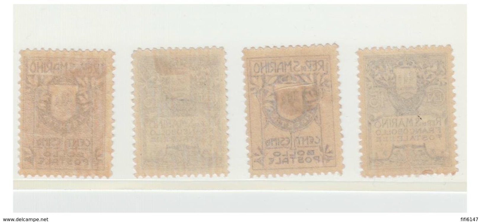 SAN MARINO -- FRANCO BOLLI -- N° 47/48/48A/49 -- COTE Y& T --250&euro; - Ungebraucht