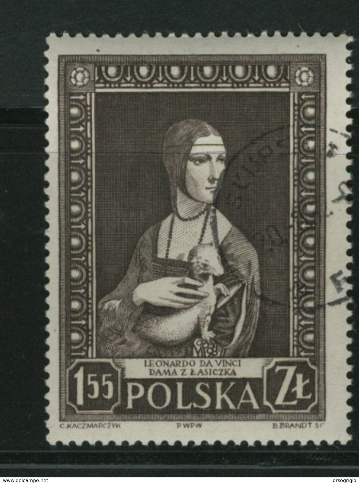 POLSKA -  LEONARDO DA VINCI - DAMA CON ERMELLINO - Altri & Non Classificati