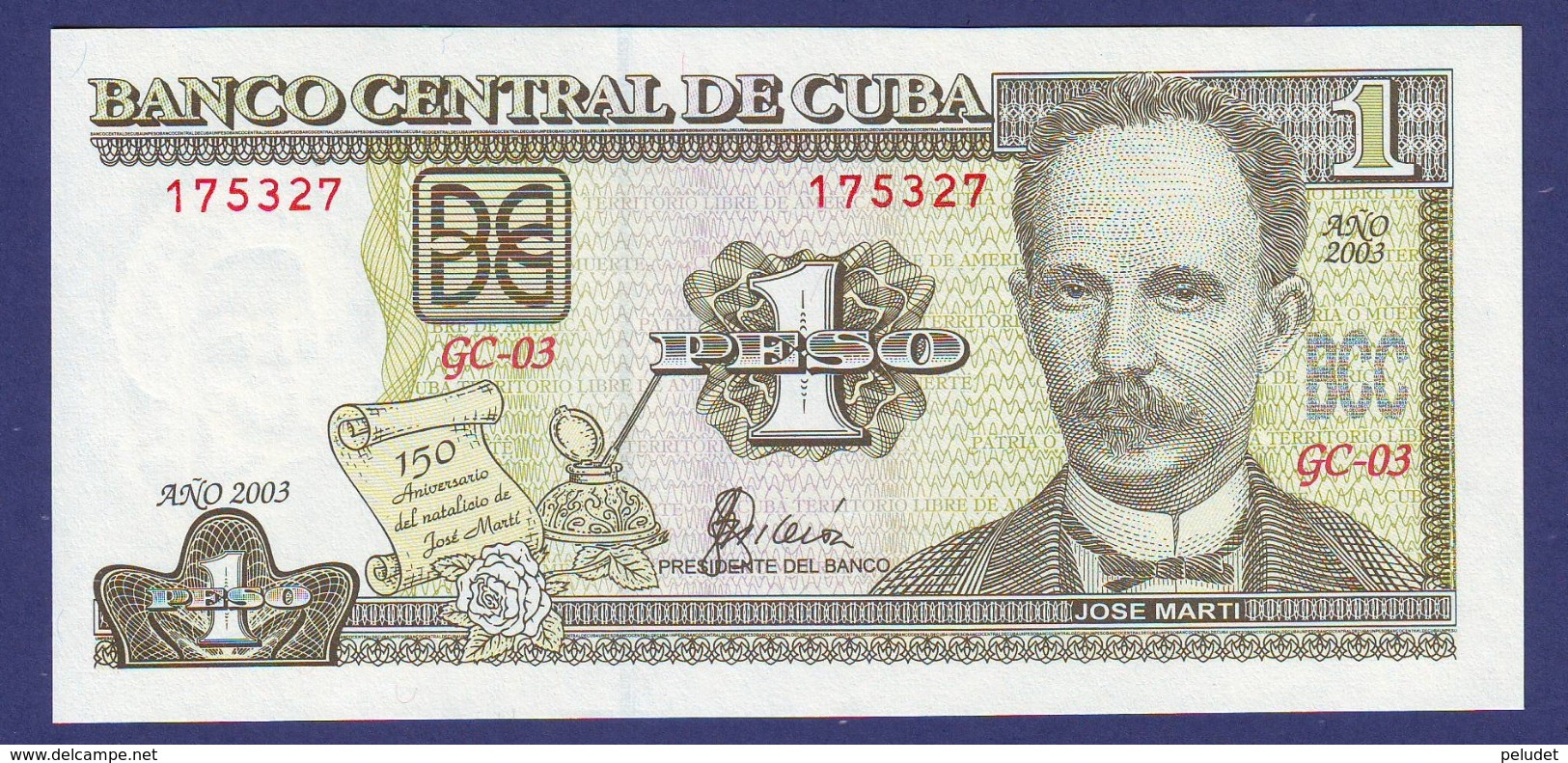 Cuba 2003 1 PESO UNC - Cuba