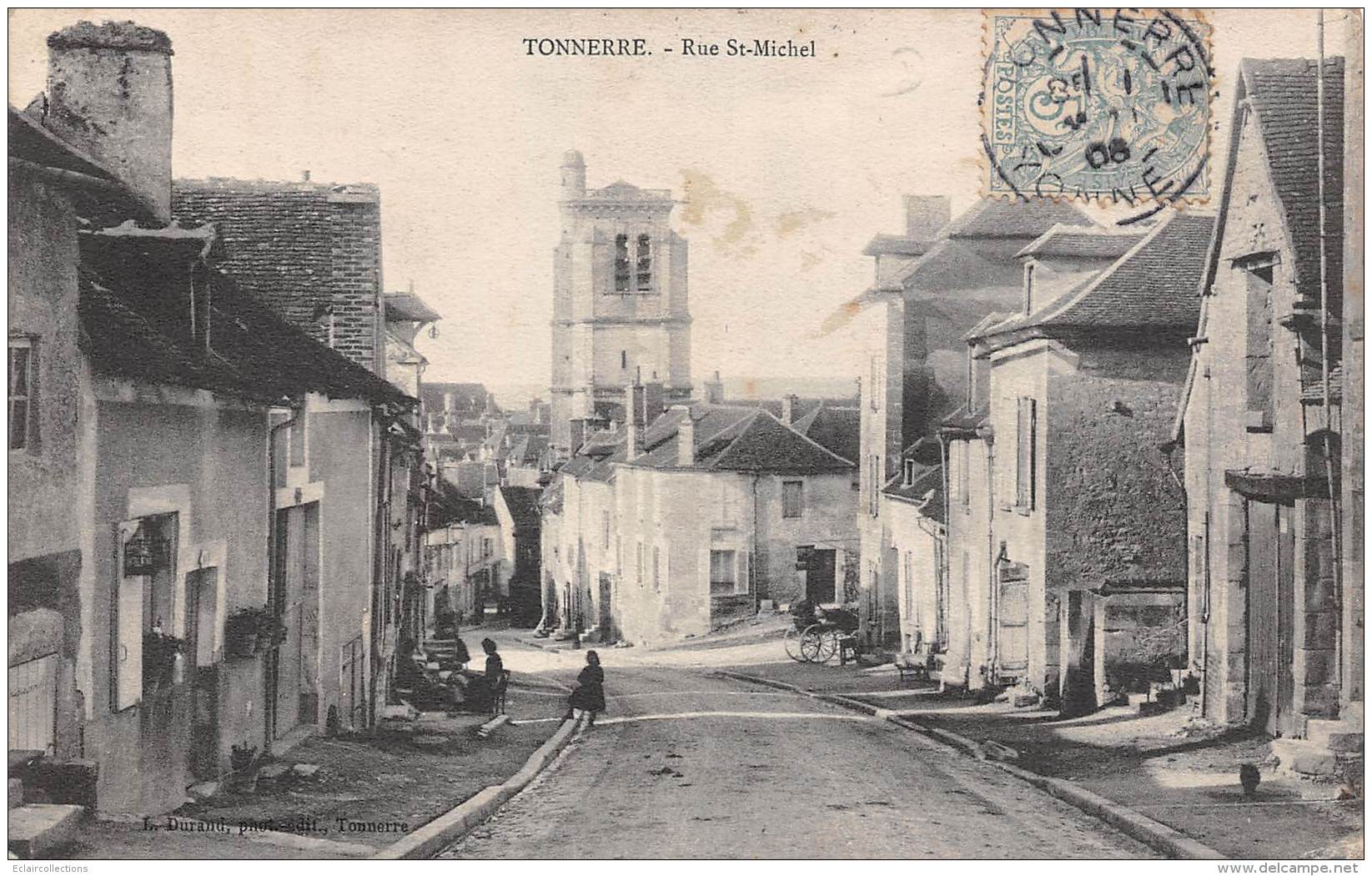 Tonnerre      89        Rue St Michel   (voir Scan) - Tonnerre