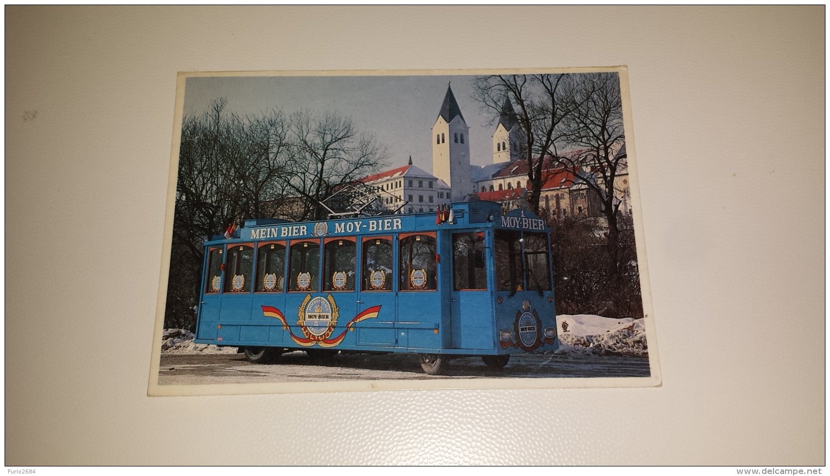 C-50022 FREISING GRAFLICH VON MOY'SCHES HOFBRAUHAUS FREISING TRAM D'EPOCA TRAMWAY - Freising