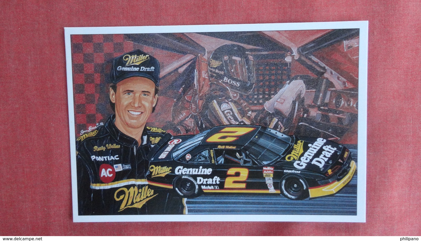 The Boss  Rusty Wallace  & 1992 Miller Genuine Draft Pontiac ---ref      -2465 - Other & Unclassified