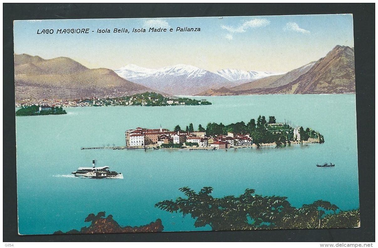 Lago Maggiore - Isola Bella , Isola Madre E Pallanza     Obf1091 - Autres & Non Classés